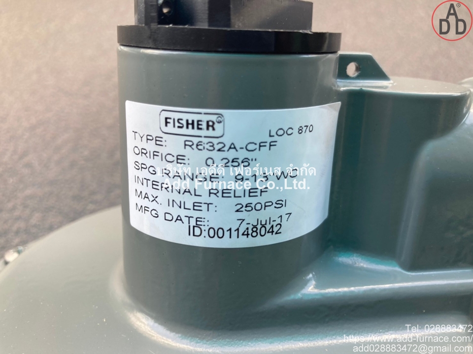 Fisher Loc870 Type: R632A-CFF (6)